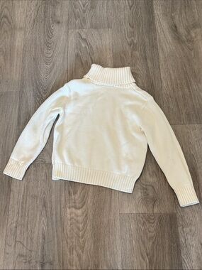 Cream Turtleneck Sweater - Classic Cozy Knit